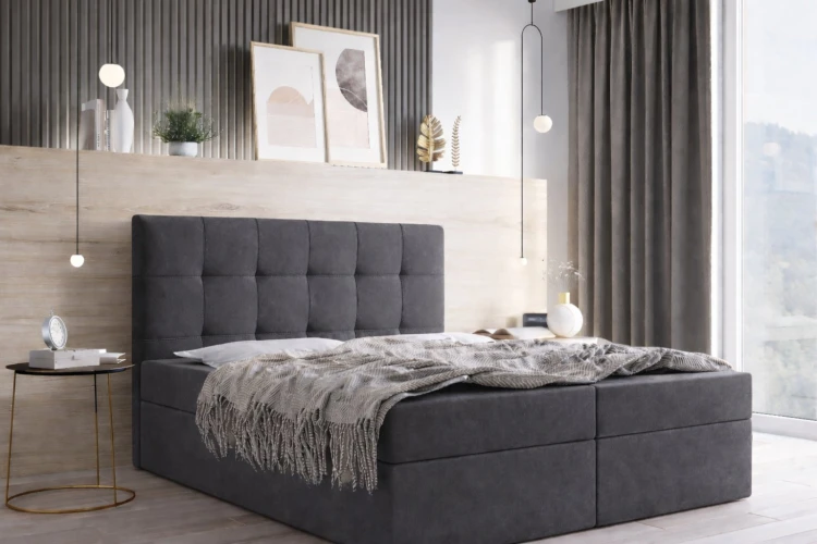 Łóżko kontynentalne 160x200 BELLA, z materacem w komplecie, od polskiego producenta, zdjęcie 8